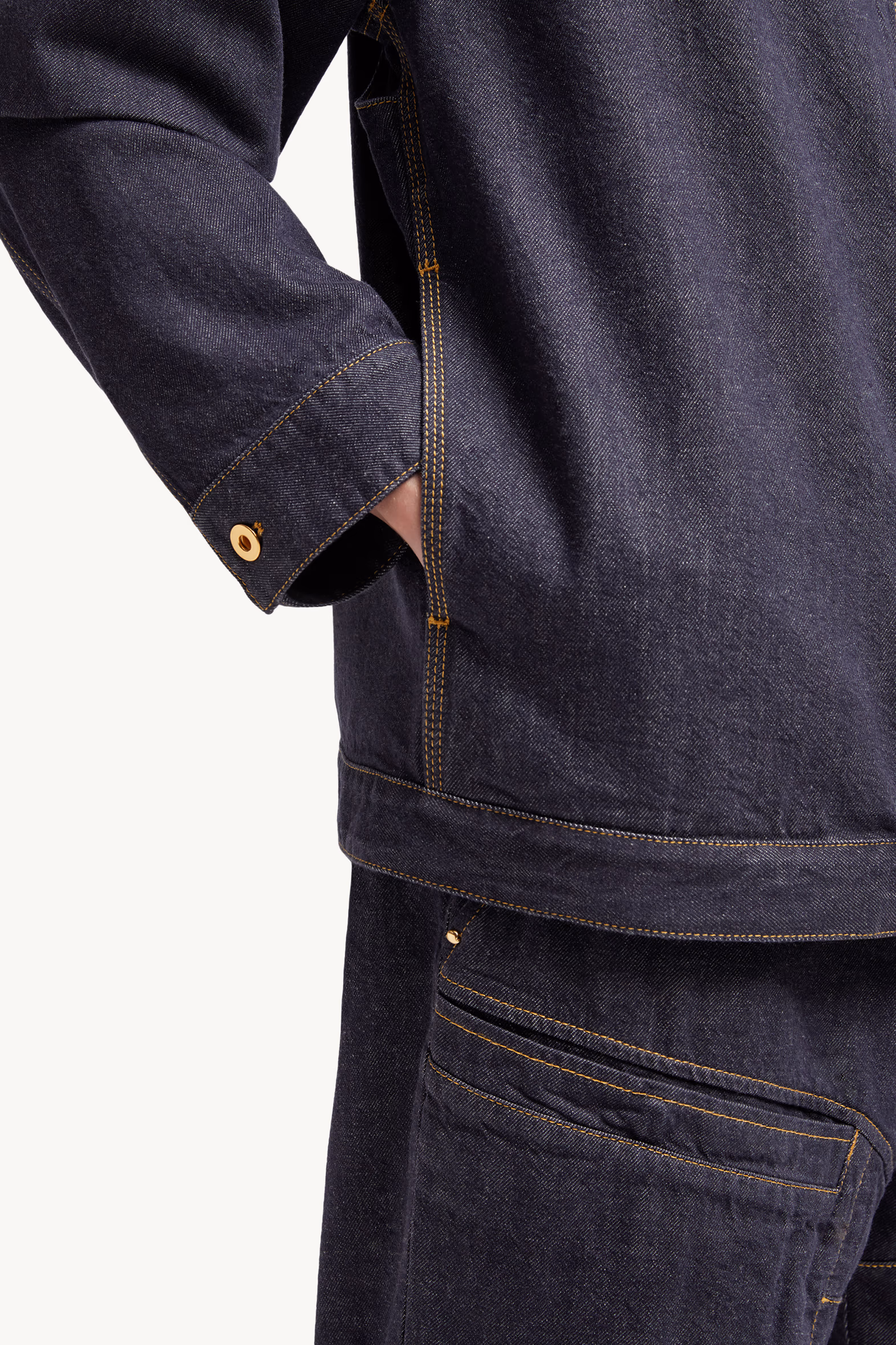 Chaqueta vaquera Moncler x Mercedes-Benz de NIGO Nepit Hombre Azul Denim Moncler 9